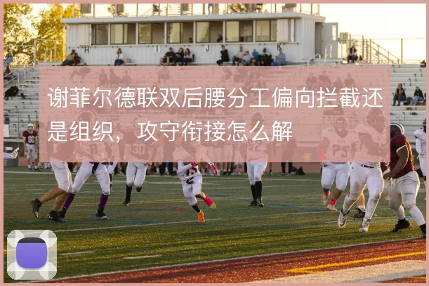 谢菲尔德联双后腰分工偏向拦截还是组织，攻守衔接怎么解